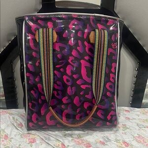 Consuela Pebbles Leopard Print Tote Bag